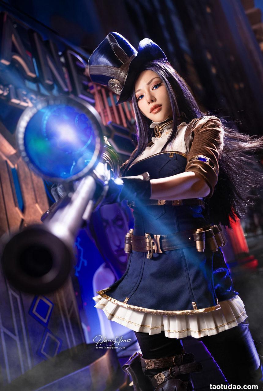 Hane Ame 雨波_沙福林 – 24年12月订阅 英雄联盟 凱特琳 [28P+2V-322MB]