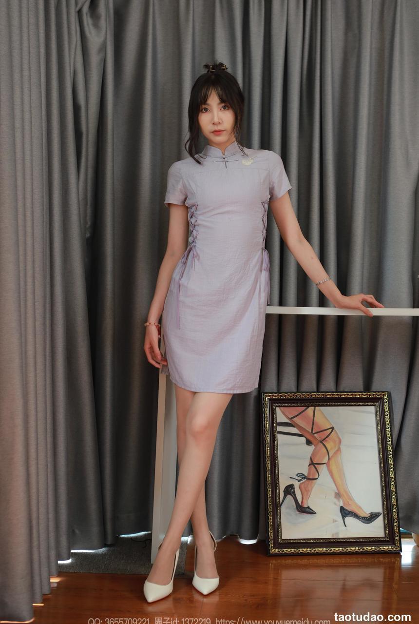 [IESS异思趣向] 2024.09.30 丝享家 1859 团团《素色旗袍 》[90P-88.4M]