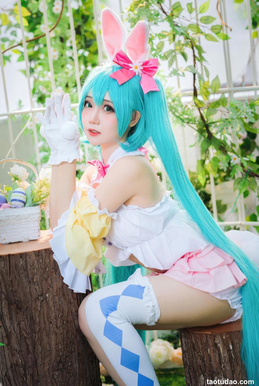 焖焖碳-初音未来复活节兔子[22P-162MB]