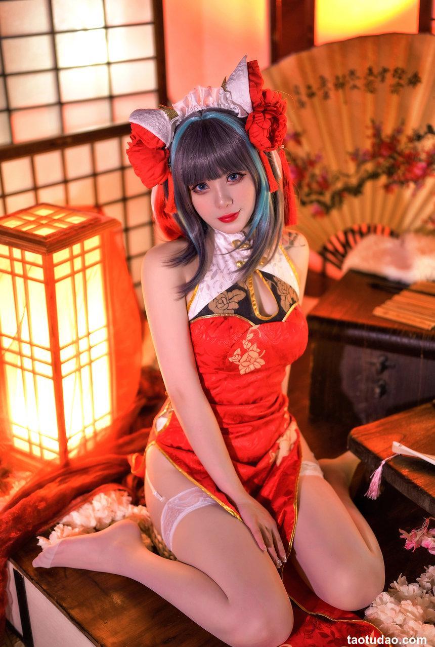 Zyra秋-碧蓝航线-柴郡新春旗袍[20P-167MB]