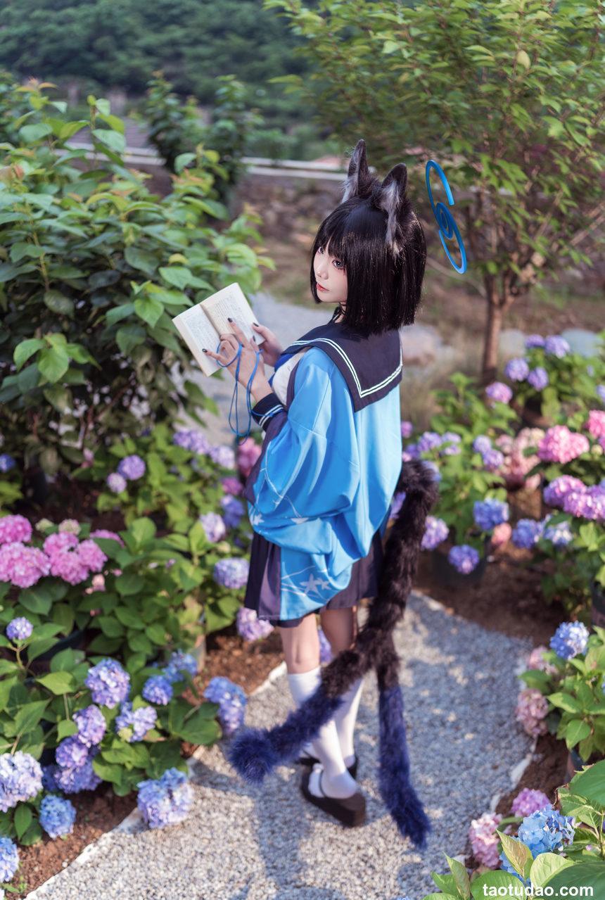 艾西Aiwest-蔚蓝档案-桐生桔梗[48P-1.07G]