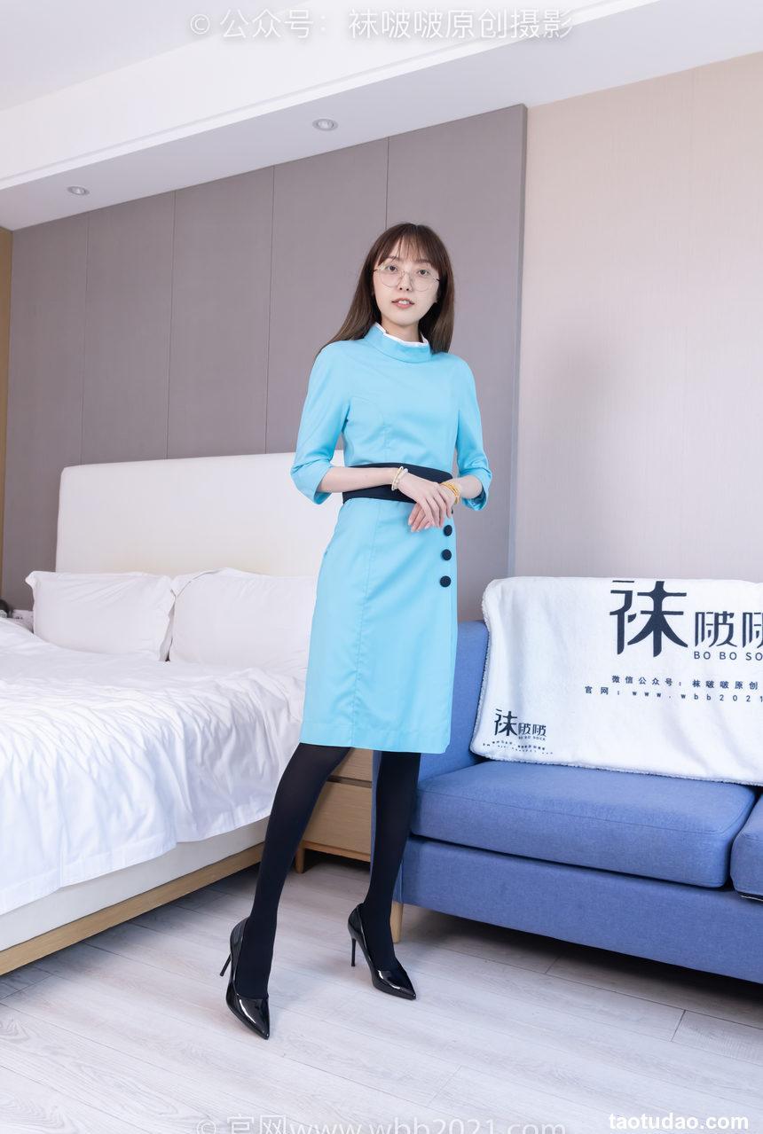 [BoBoSocks袜啵啵]NO.440 稚予-高跟鞋、厚黑丝、空姐制服[200P+1V／6.91GB]