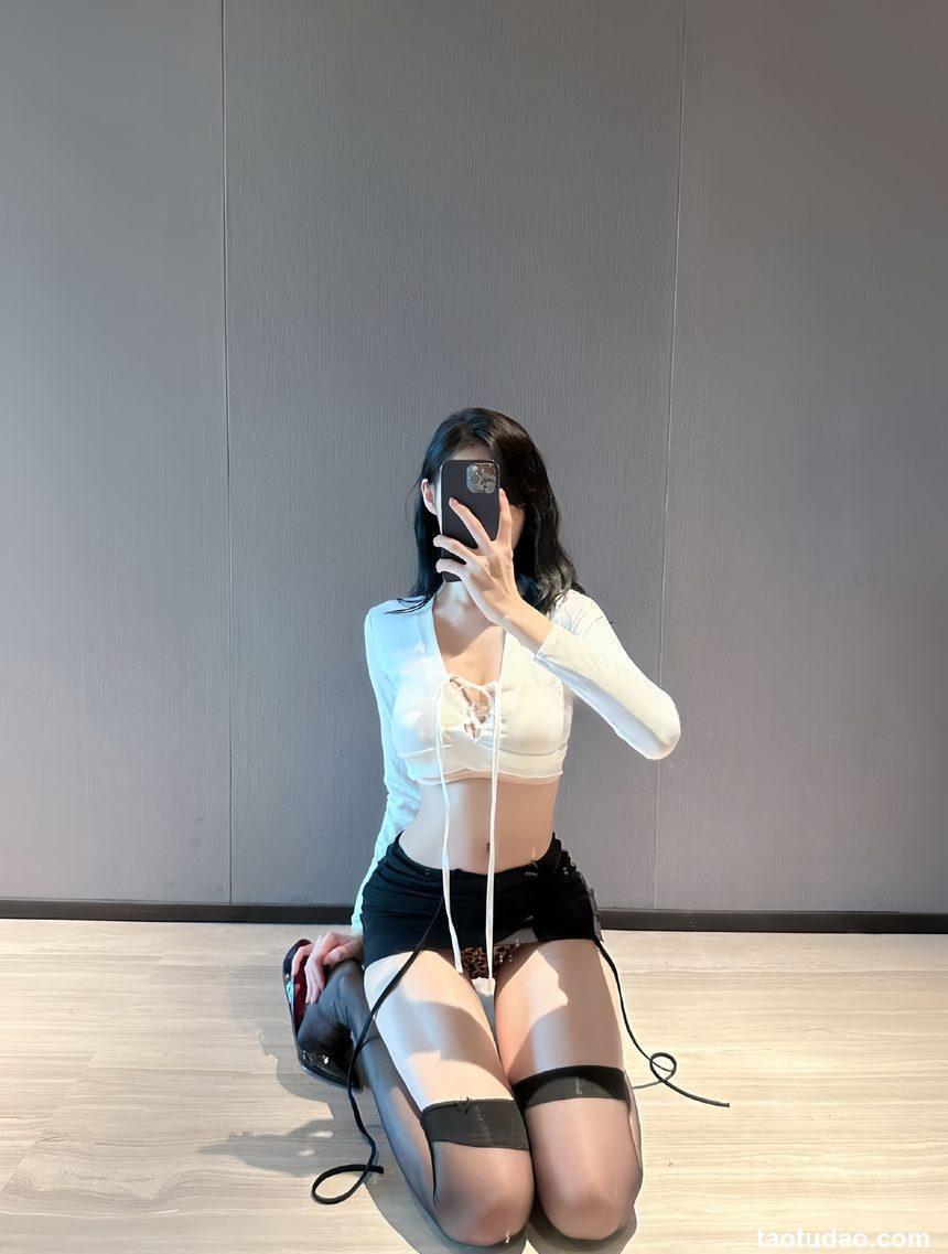 麻利亚辣 - 白蕾丝丁字裤[29P-104MB]