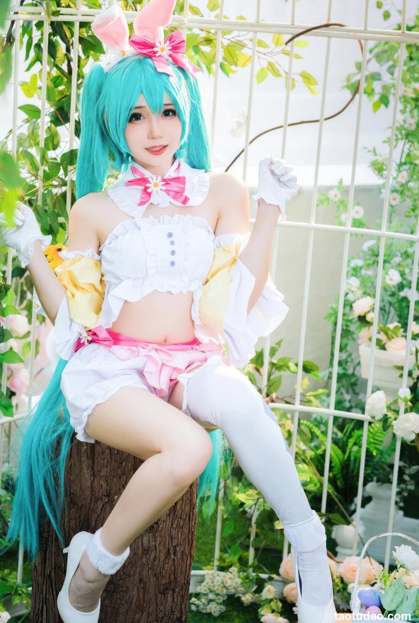 焖焖碳-初音未来复活节兔子[22P-162MB]