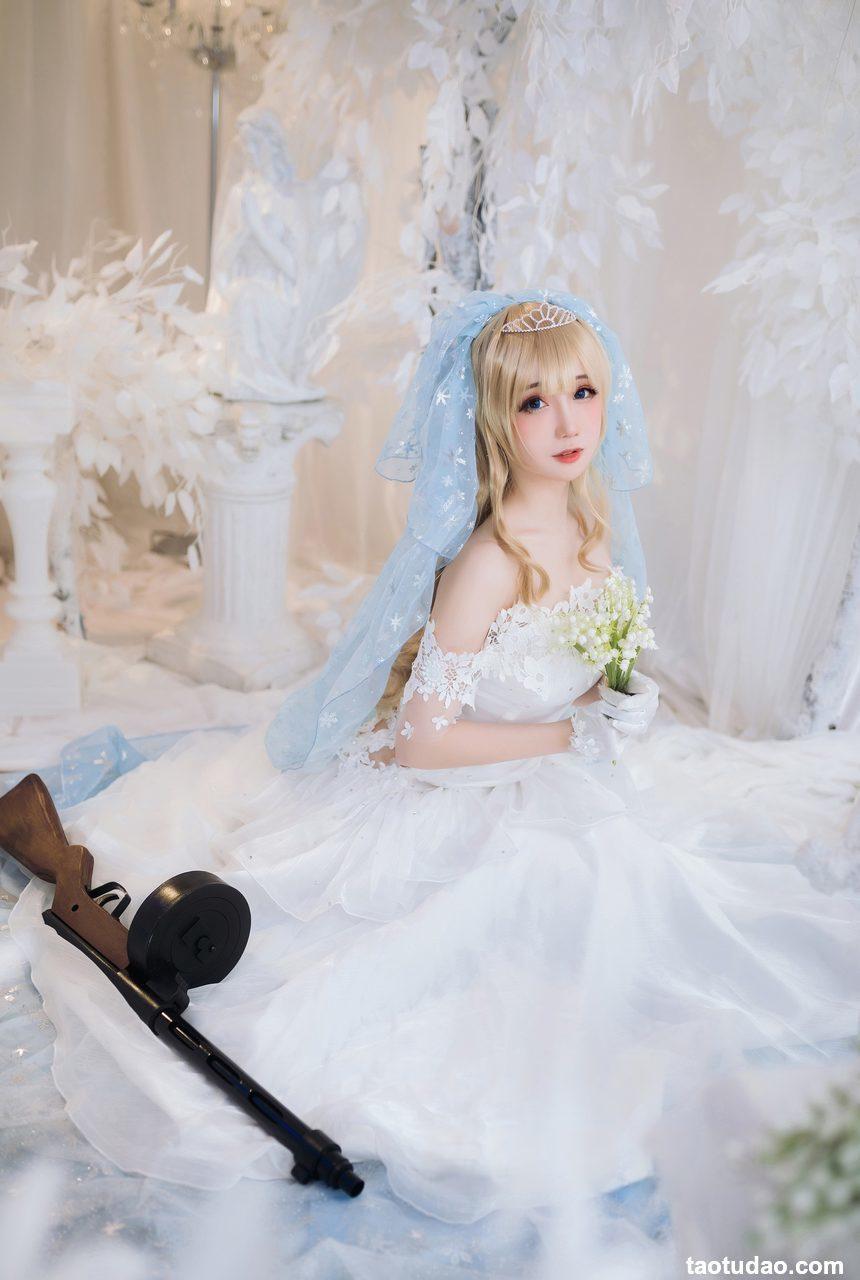 焖焖碳 –  少女前线 索米 婚纱[42P-148.8M]