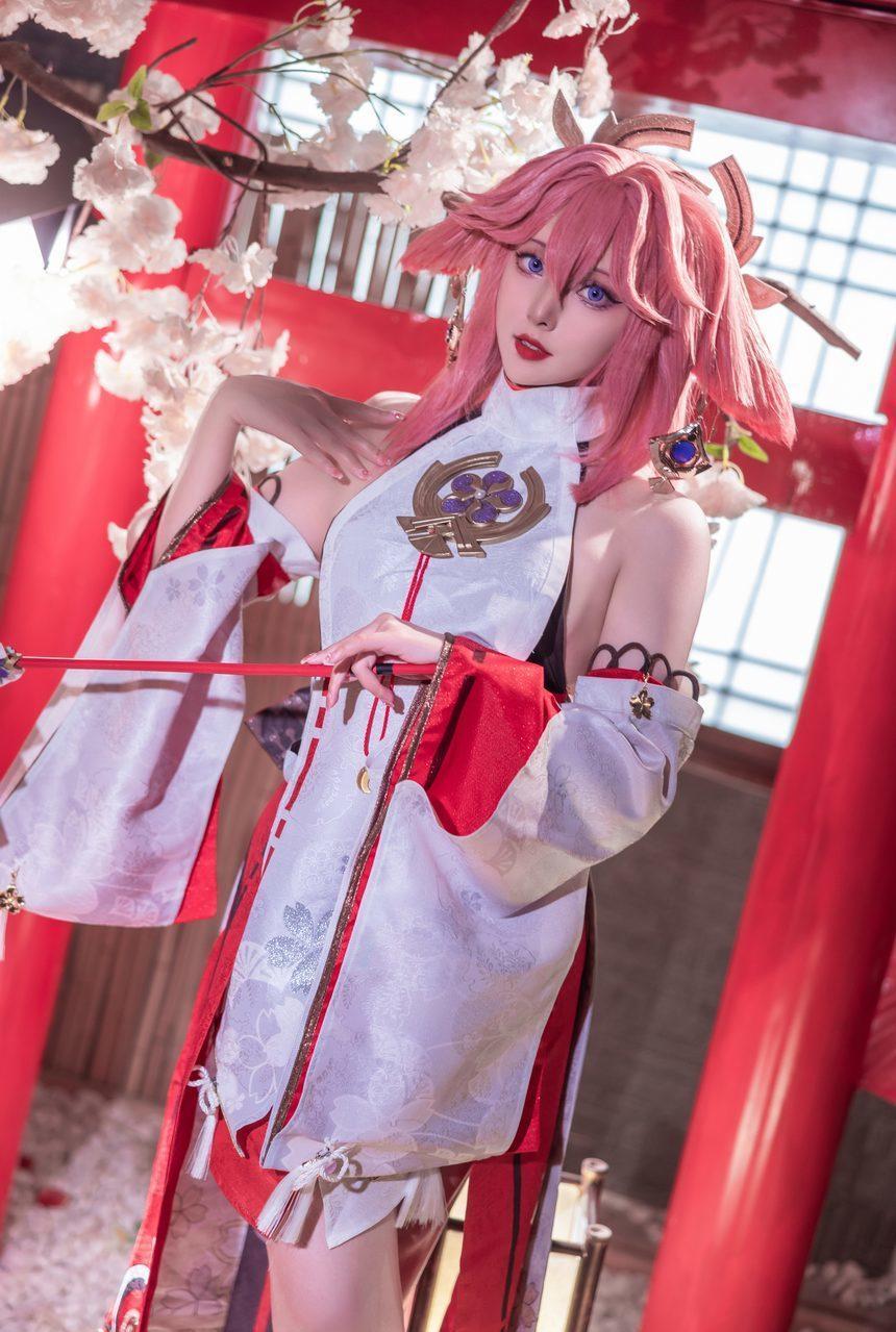 Natsuko夏夏子 八重神子 [91P-618MB]