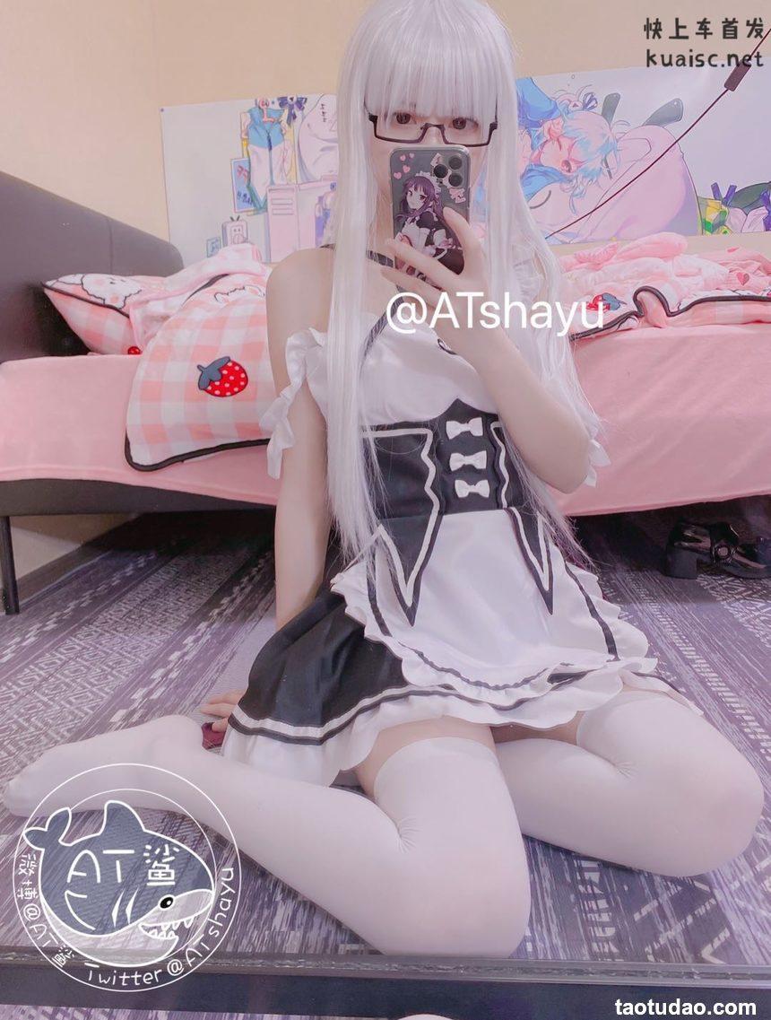 AT鲨 – NO.024 白丝女仆[29P-15M]