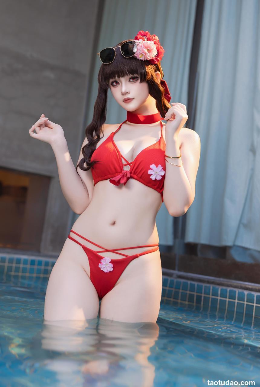 屿鱼Yukako-樱花泳装[81P-98MB]