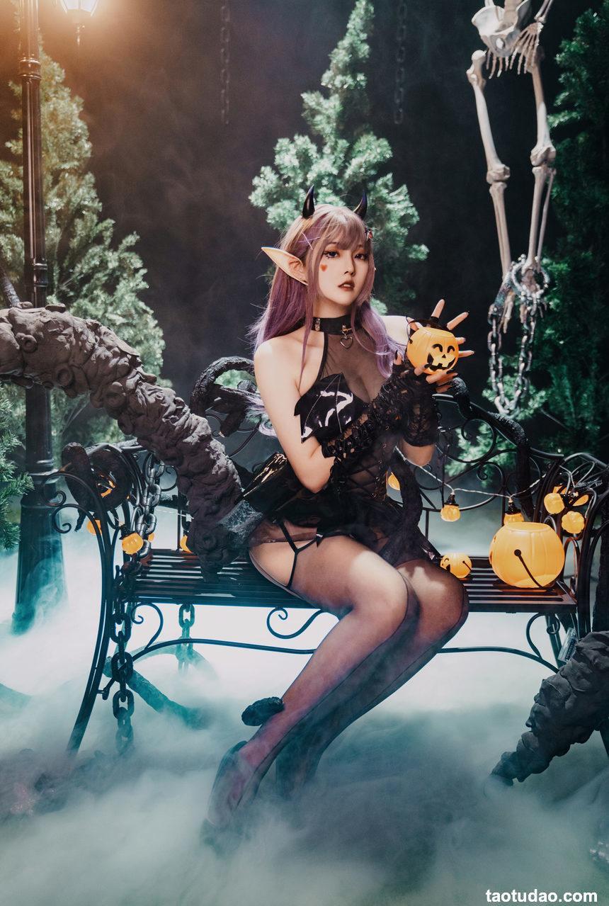 Natsuko夏夏子 –  万圣小魔女[52P-1V-566.9M]