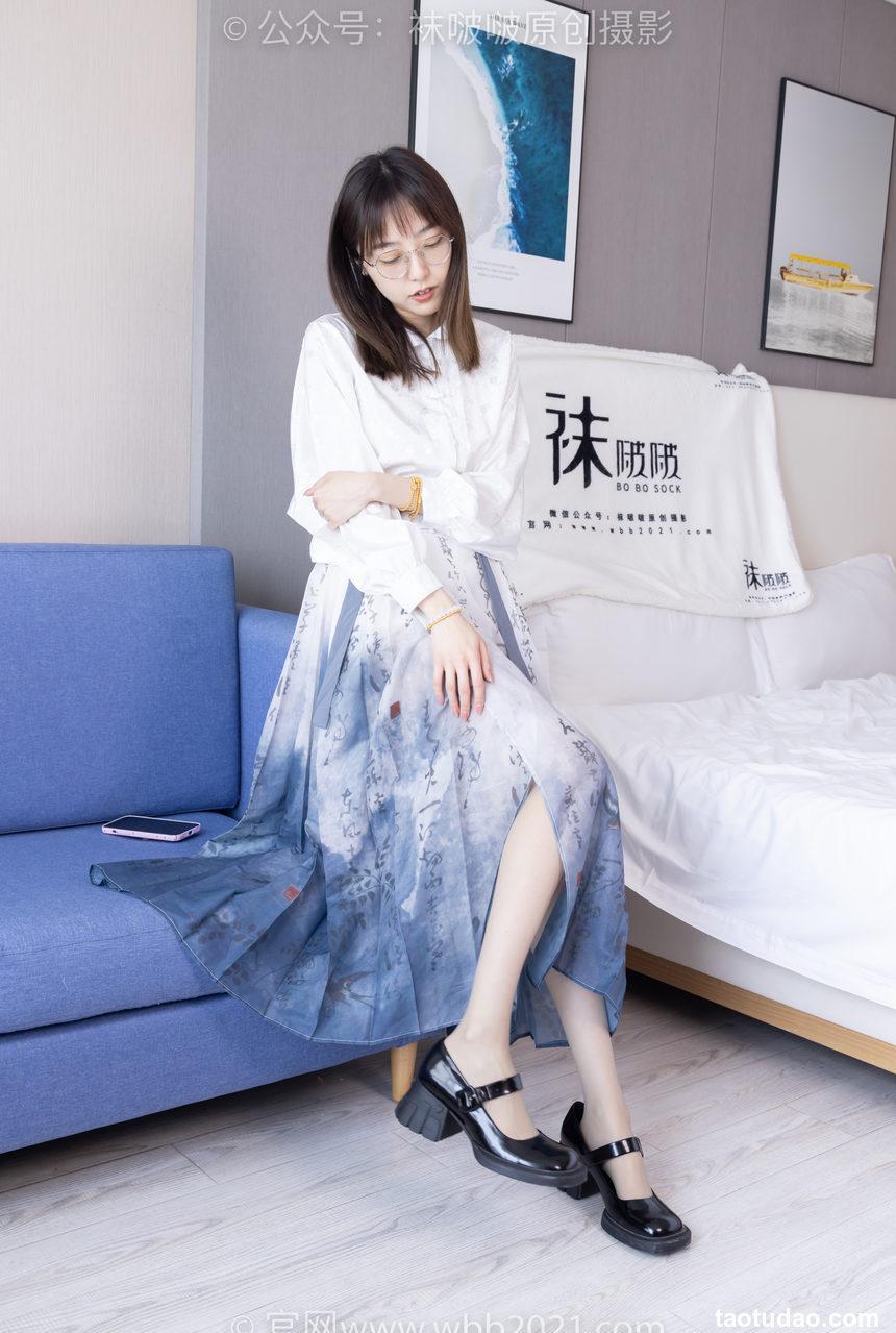 [BoBoSocks袜啵啵]NO.428 稚予-皮鞋、灰丝[150P+1V／6.05GB]