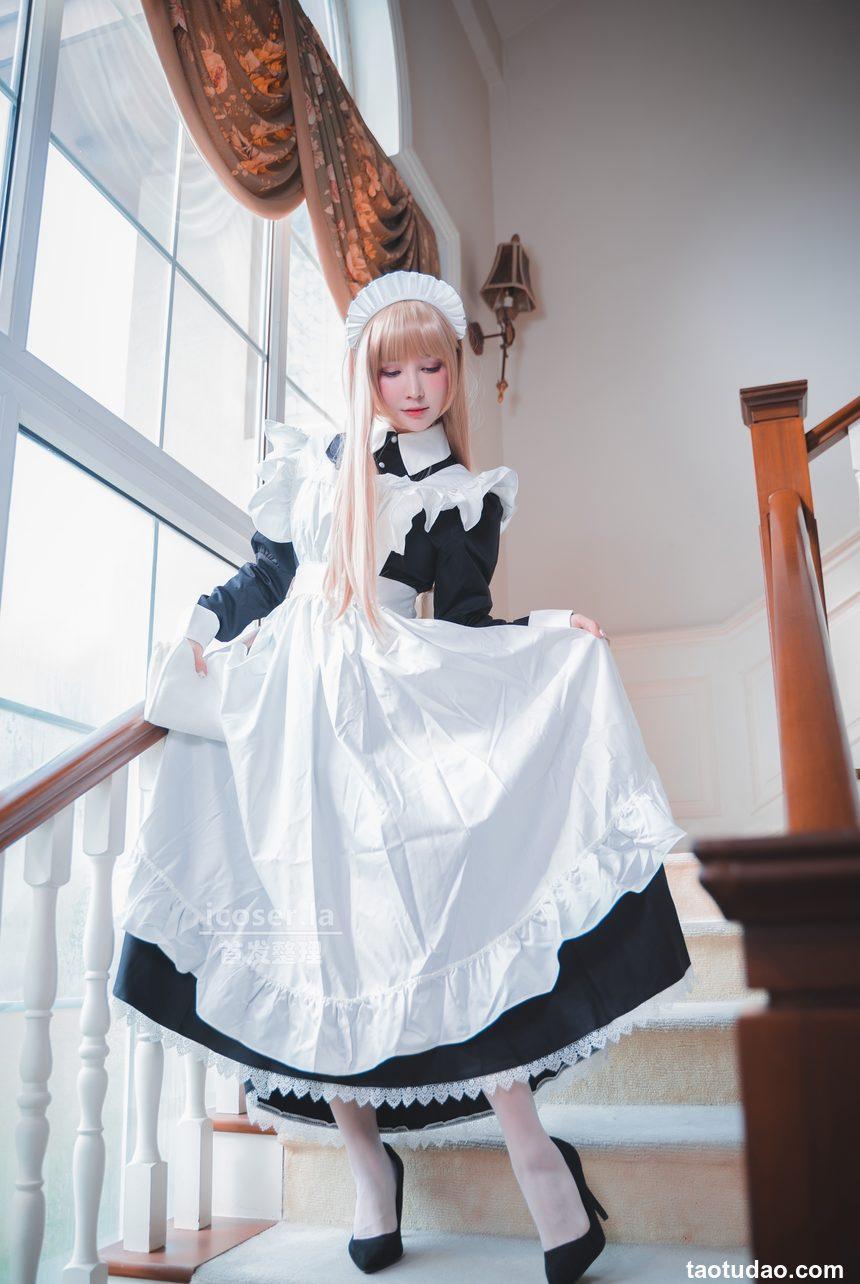 一千只猫薄禾 - NO.002 女仆[42P-328.7M]