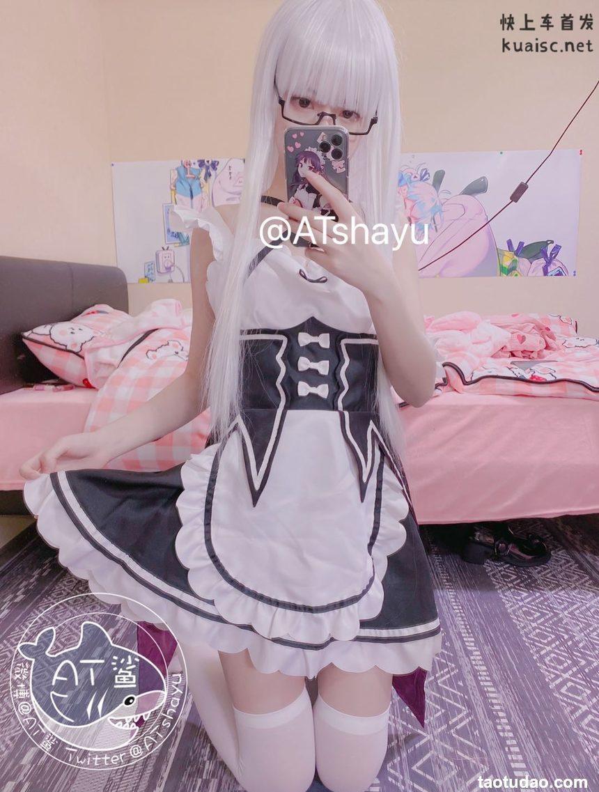 AT鲨 – NO.024 白丝女仆[29P-15M]