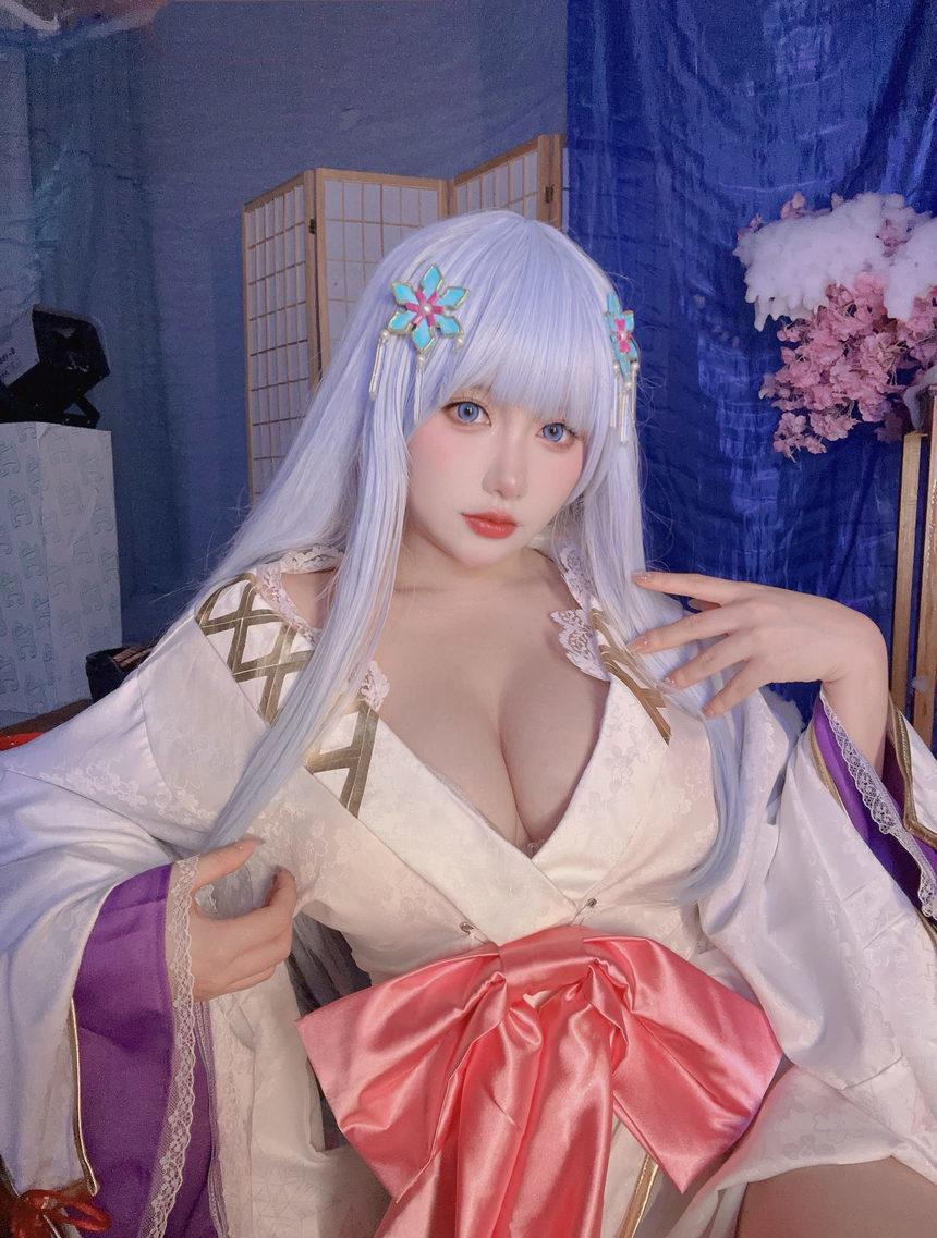 是一只熊仔 NO.022 白雪姬 (美少女万华镜异闻：雪女) [41P-185MB]