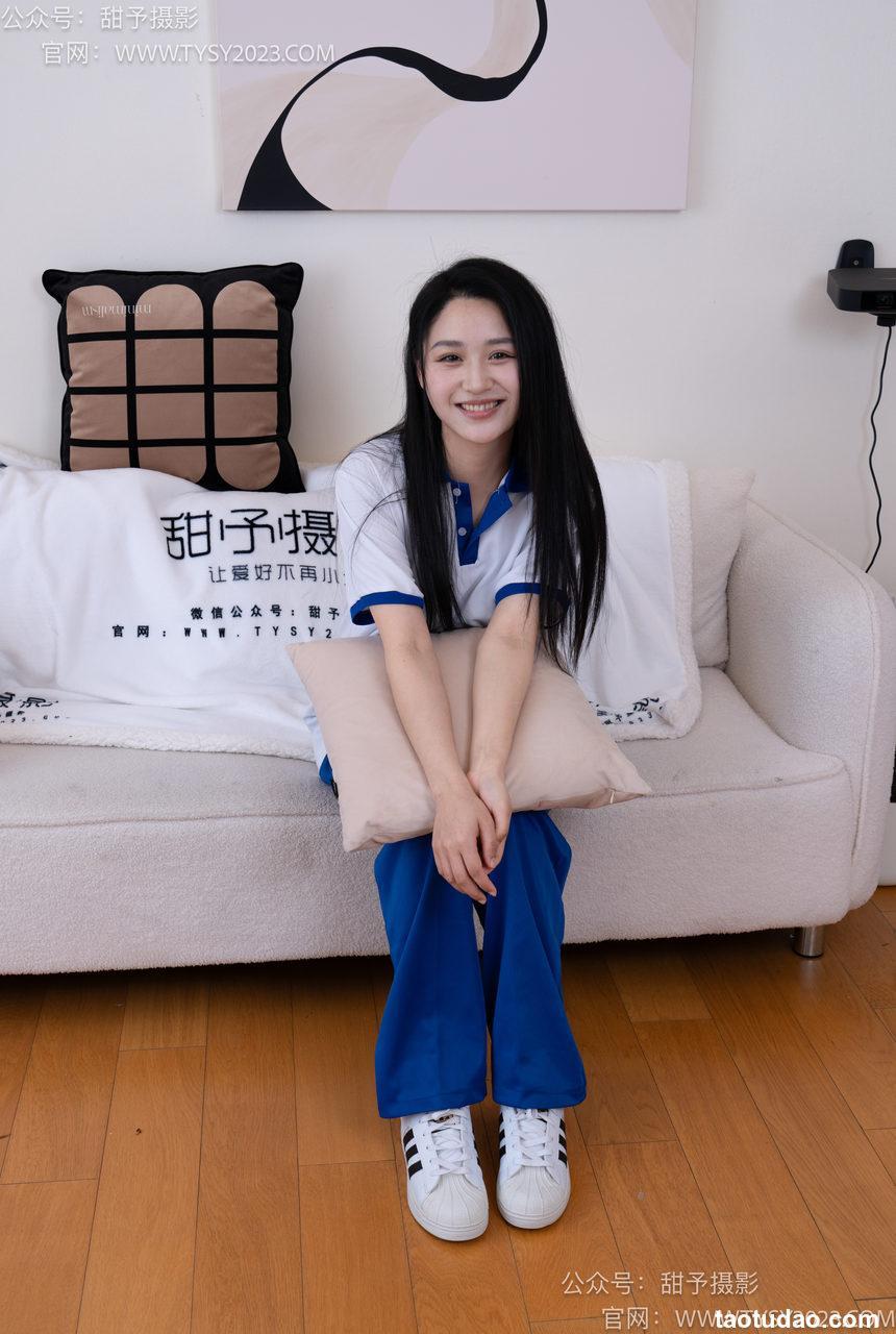 甜予摄影 NO.102 澜澜-板鞋、白棉袜、肉丝（脚尖微加固款）[126P+2V／9.93GB]