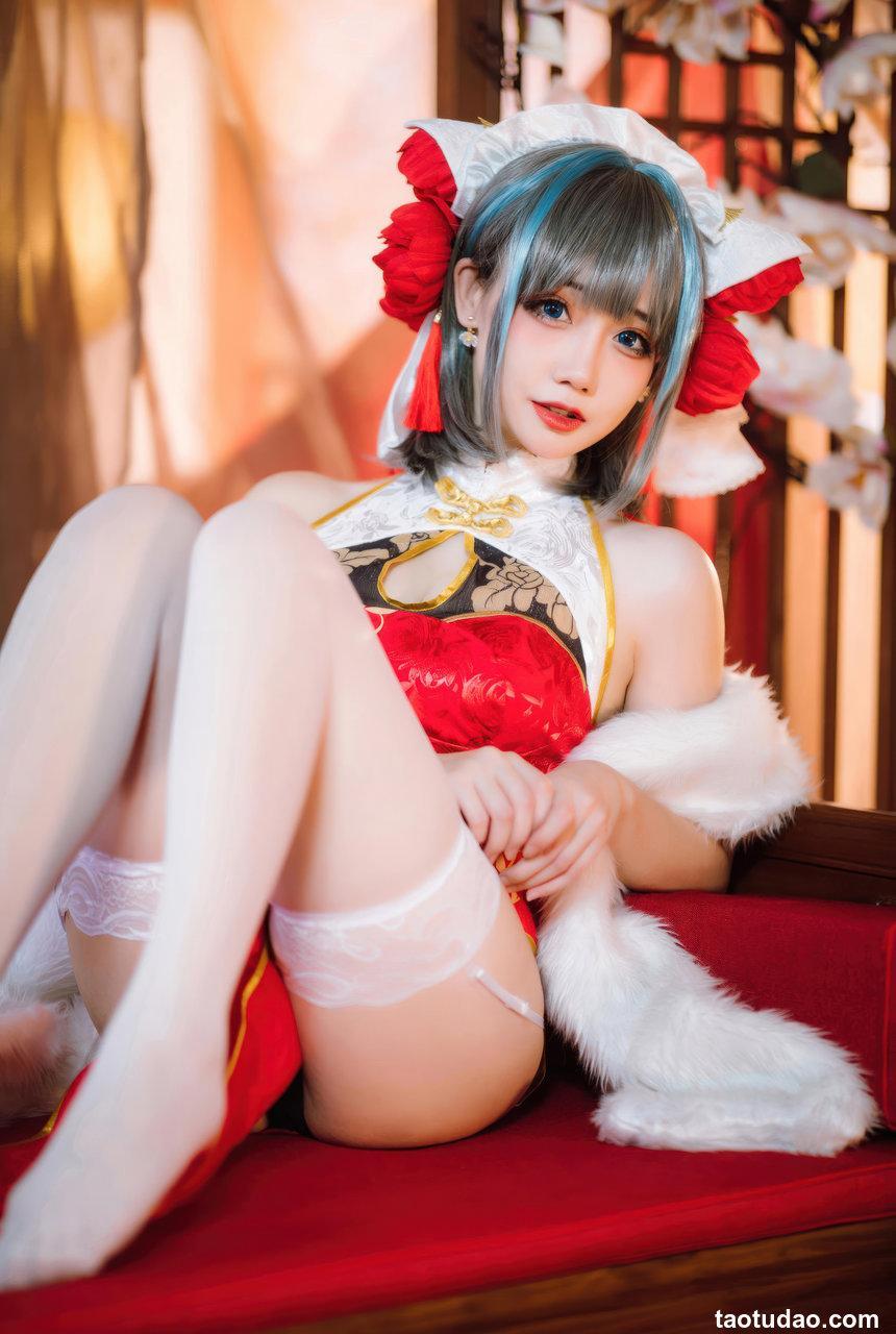 焖焖碳-碧蓝航线-柴郡新春旗袍[29P-180MB]