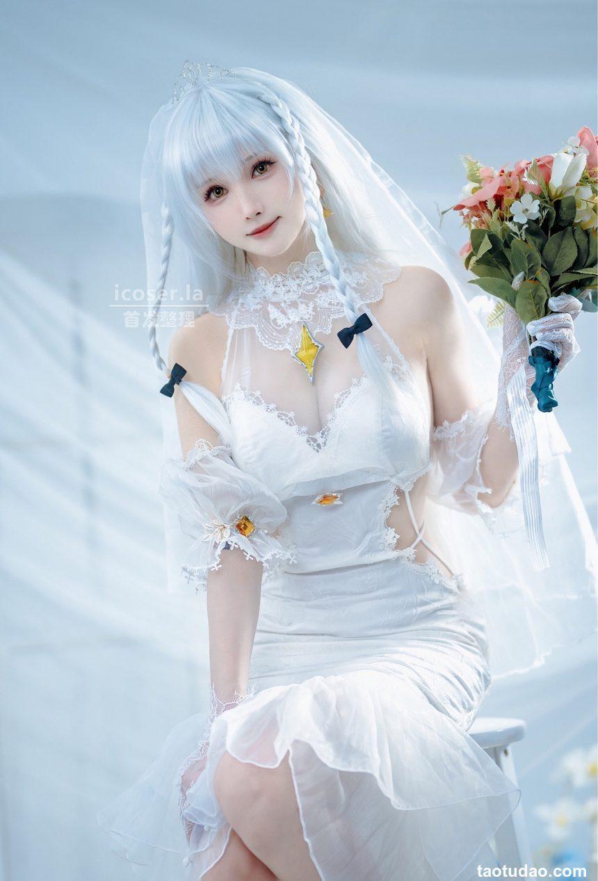 一千只猫薄禾 - NO.011 花园 誓约婚纱[16P-56.6M]