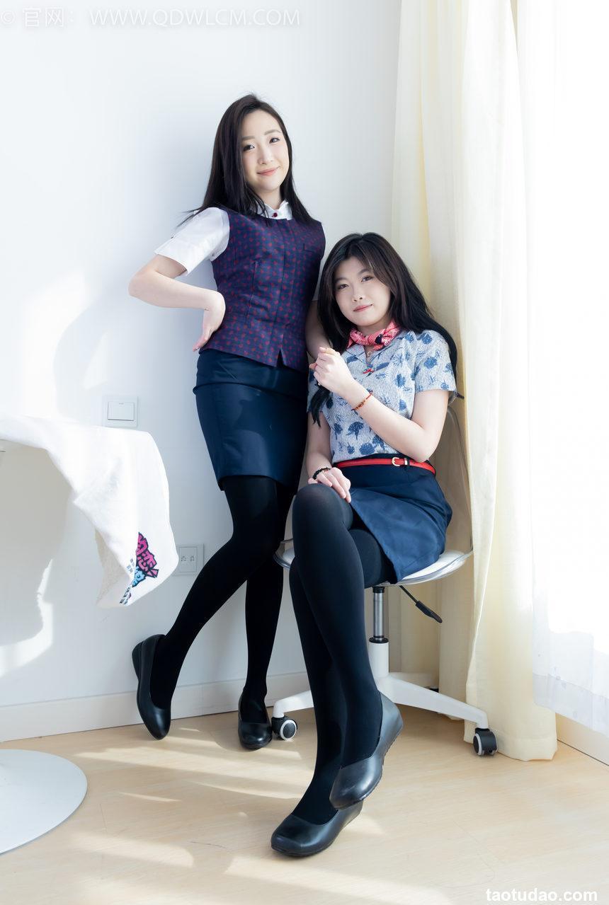 物恋传媒 NO.2232 恬恬&樱桃-皮鞋、厚黑丝、裸足、空姐制服、[150P-1V-4.71G]