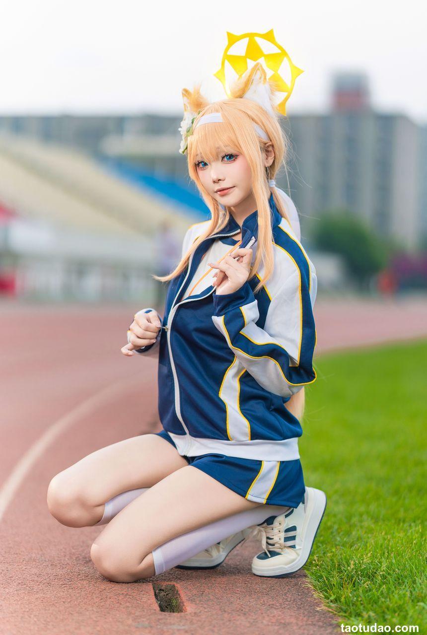 艾西Aiwest –  碧蓝档案 伊落玛丽 体操服 [44P-178MB]