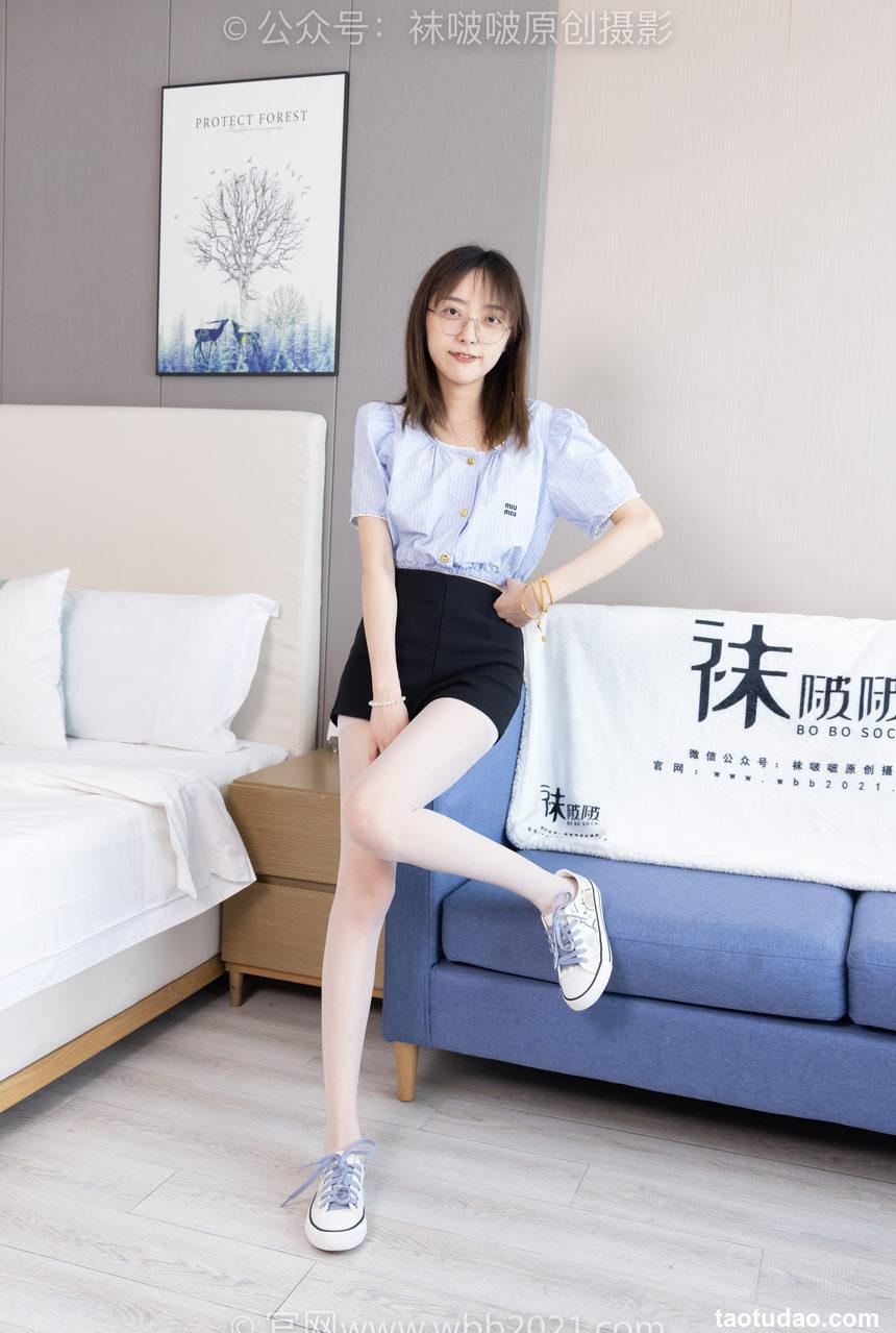 [BoBoSocks袜啵啵]NO.467 稚予-板鞋、白丝[150P+1V／6.72GB]