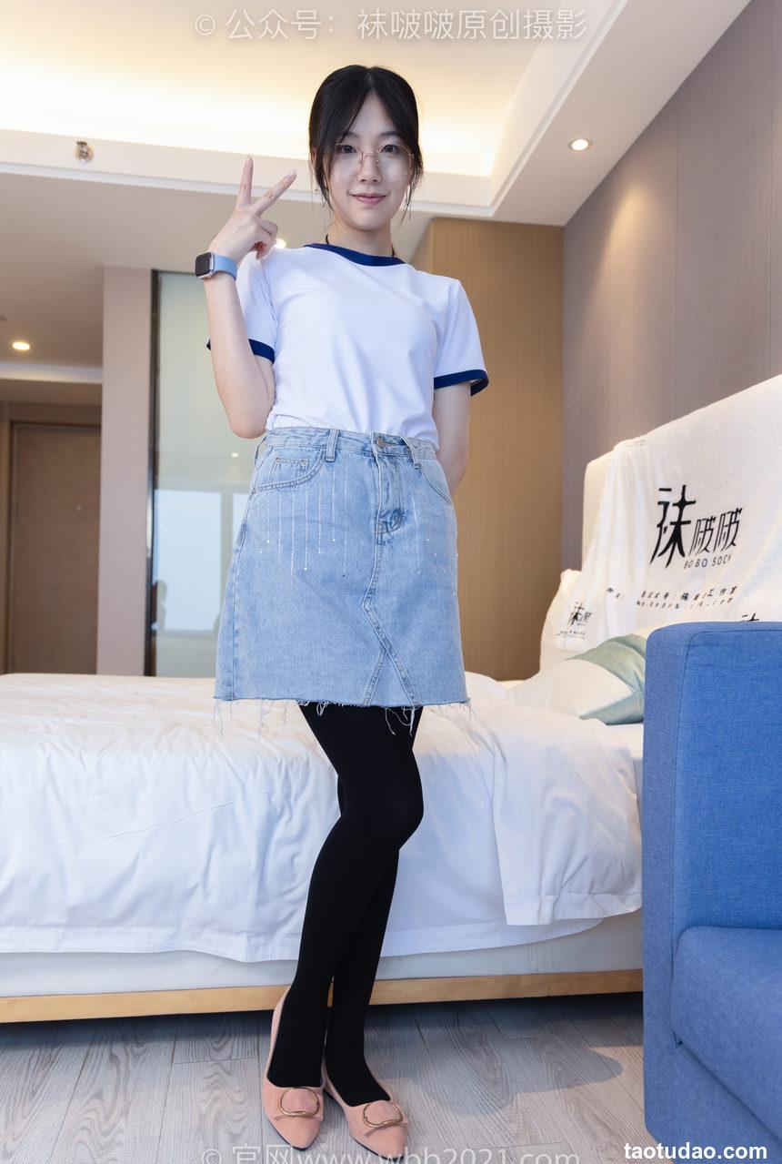 [BoBoSocks袜啵啵]NO.446 甜甜圈 板鞋、白棉袜、白丝、校服裤里丝[150P+1V／6.08GB]