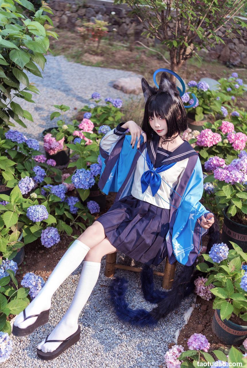 艾西Aiwest-蔚蓝档案-桐生桔梗[48P-1.07G]