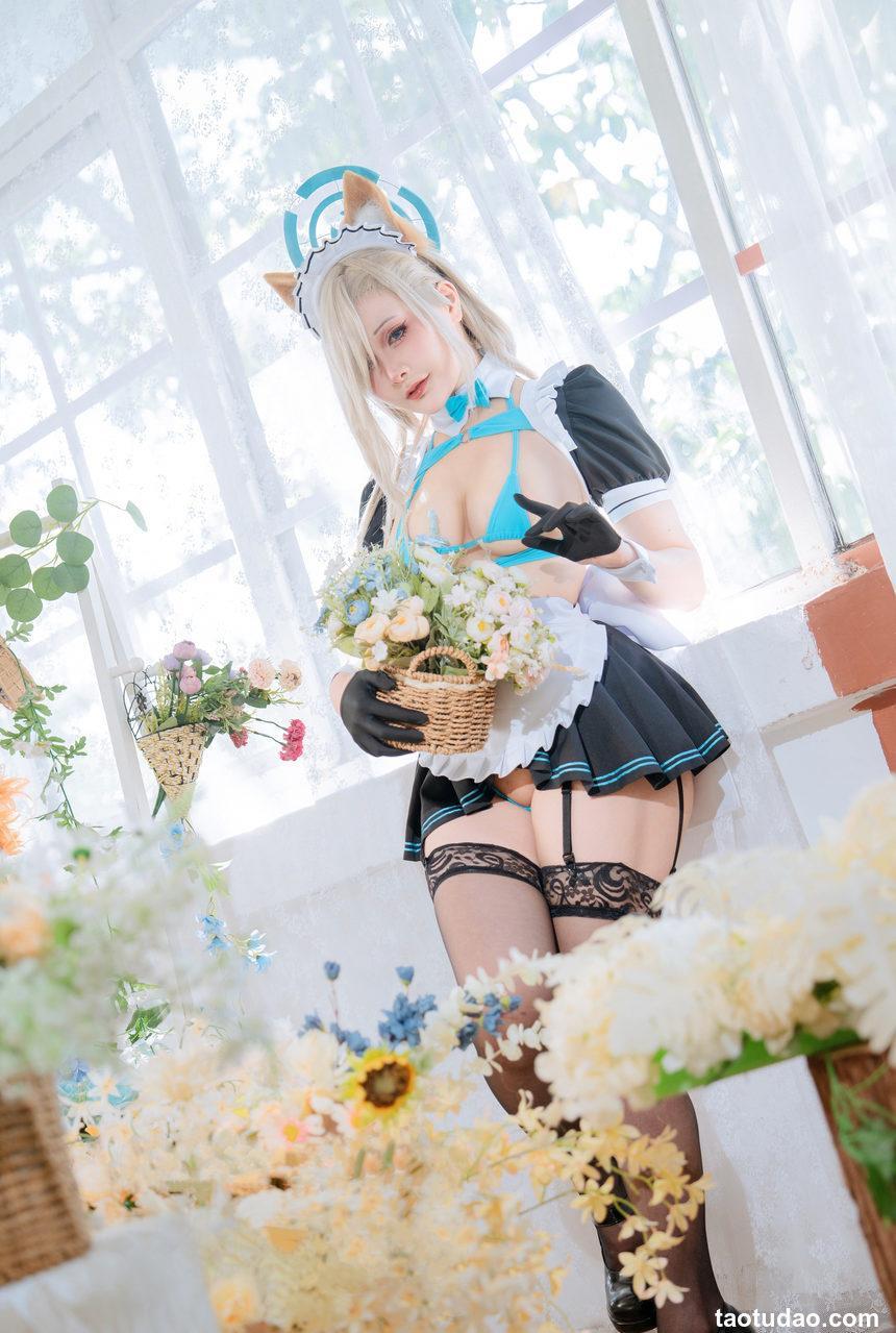 三刀刀miido –蔚蓝档案 一之濑明日奈 女仆[26P-141.4M]