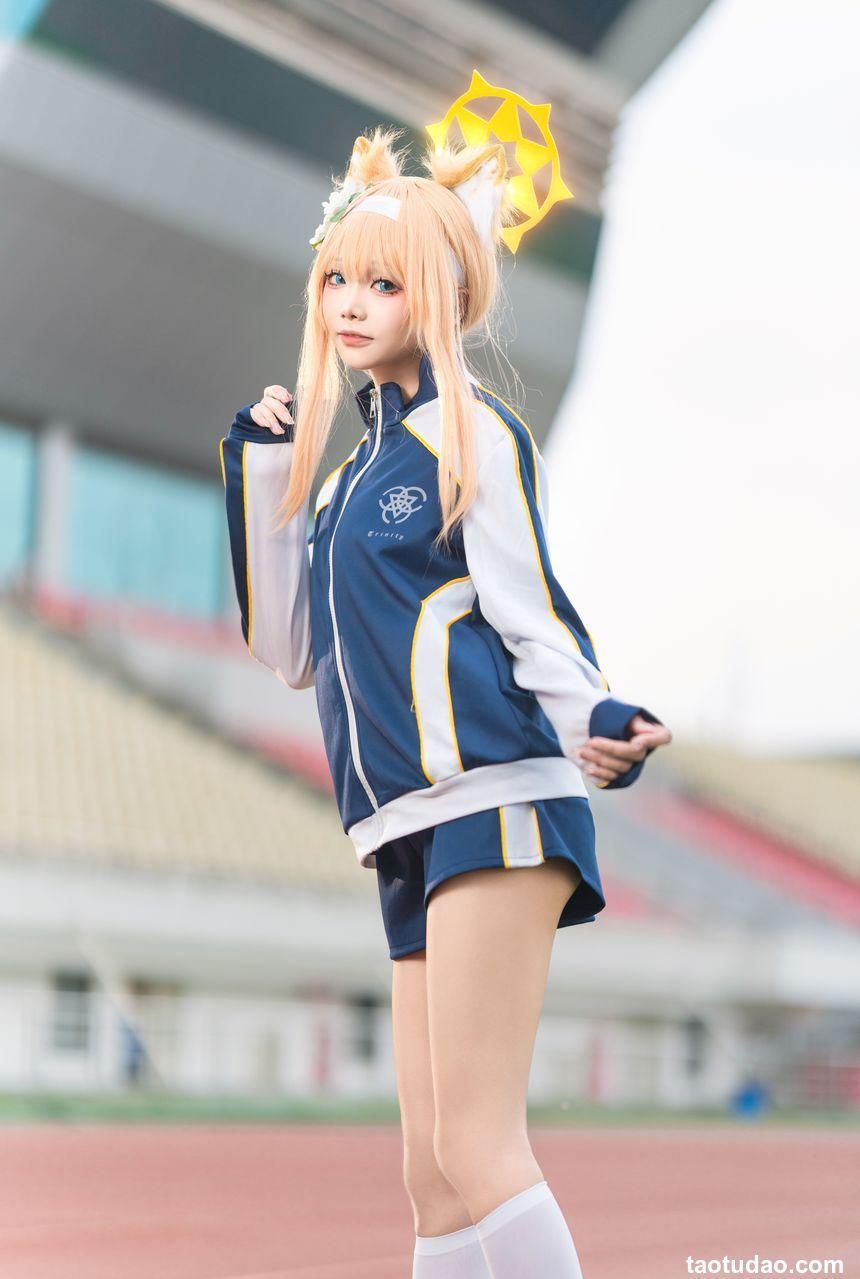 艾西Aiwest –  碧蓝档案 伊落玛丽 体操服 [44P-178MB]