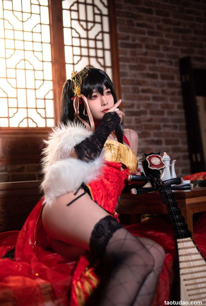 yuuhui玉汇碧蓝航线 大凤旗袍[23P-148M]