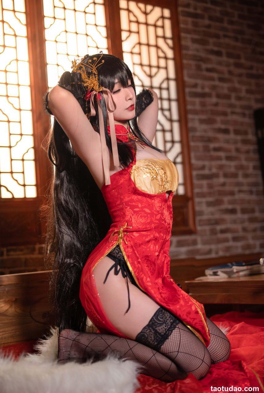 yuuhui玉汇碧蓝航线 大凤旗袍[23P-148M]