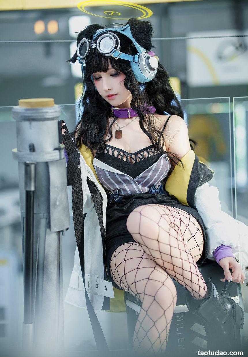 一千只猫薄禾 – NO.016 蔚蓝档案 阿洛娜[17P-178.9M]