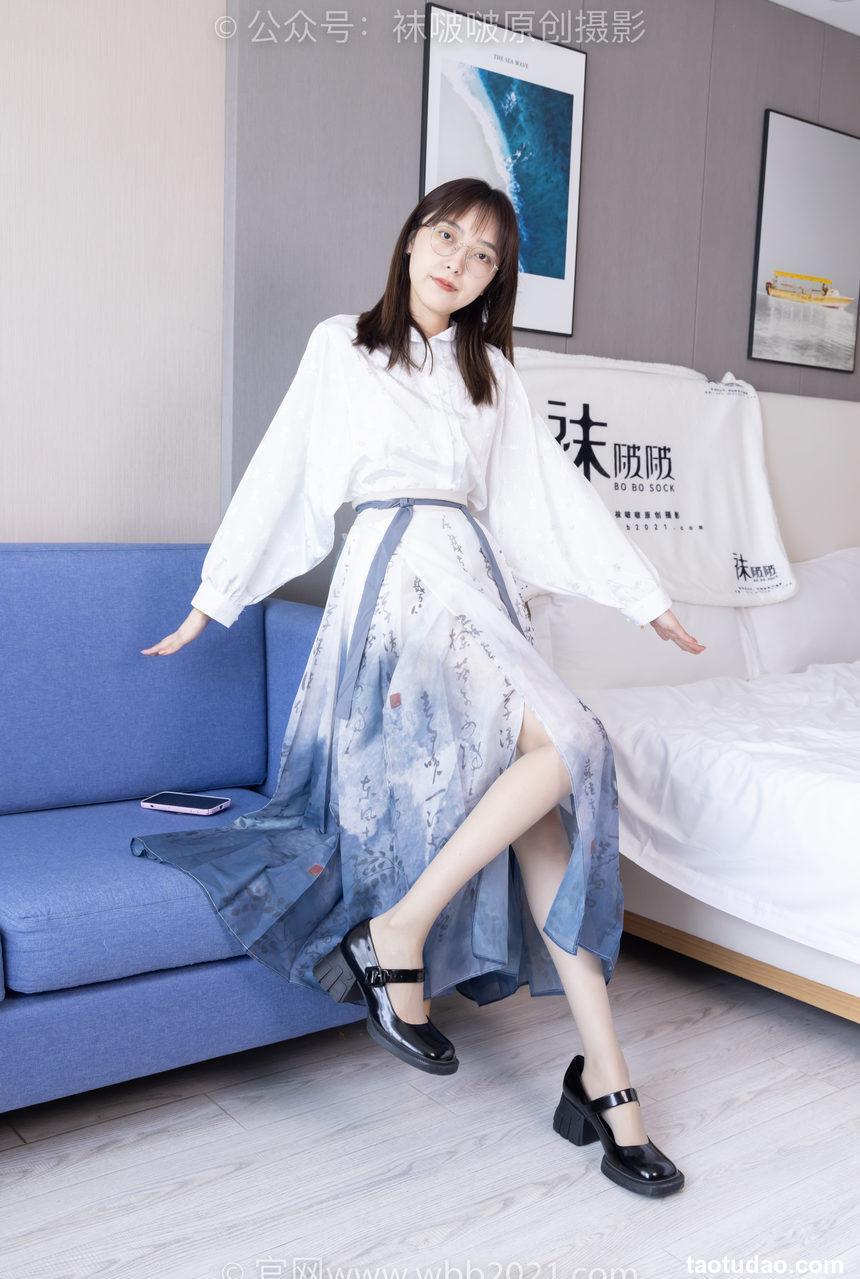 [BoBoSocks袜啵啵]NO.428 稚予-皮鞋、灰丝[150P+1V／6.05GB]