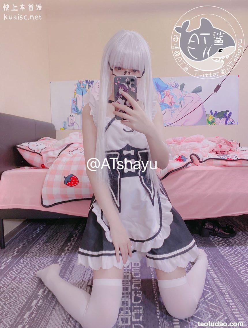 AT鲨 – NO.024 白丝女仆[29P-15M]