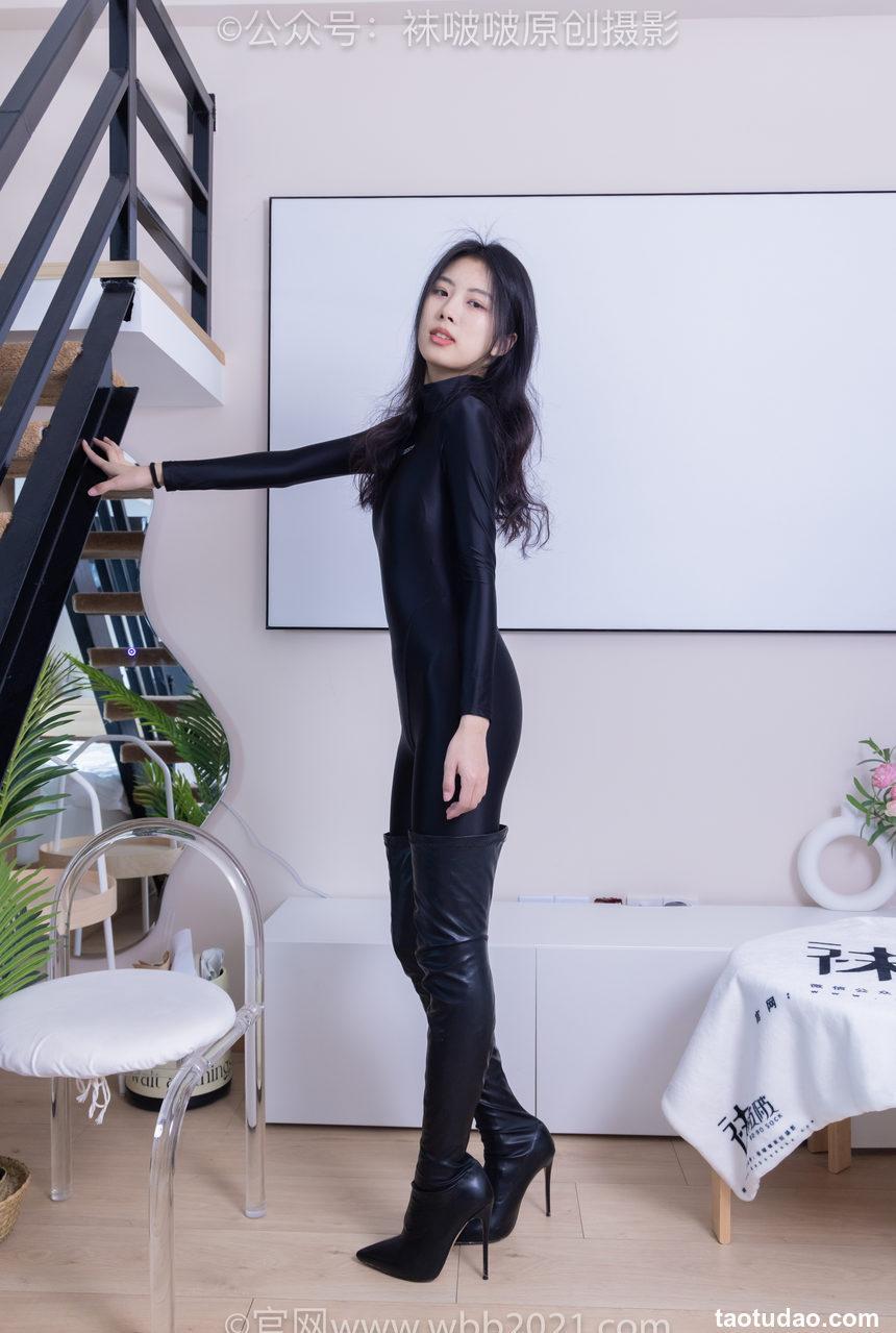 [BoBoSocks袜啵啵]NO.448 奶油 高跟长靴、肉丝、连体泳衣裤里丝[209P+1V／10.1GB]