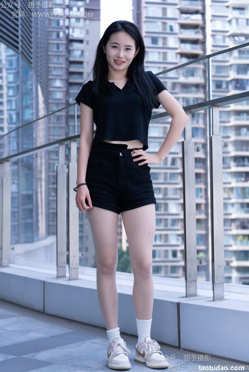 甜予摄影 NO.052 思思-板鞋、白棉袜、肉丝[128P+2V／9.58GB]