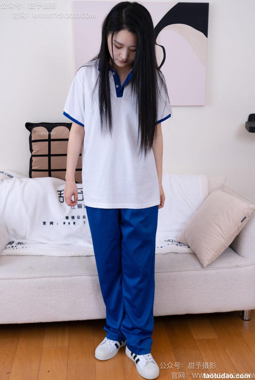 甜予摄影 NO.102 澜澜-板鞋、白棉袜、肉丝（脚尖微加固款）[126P+2V／9.93GB]