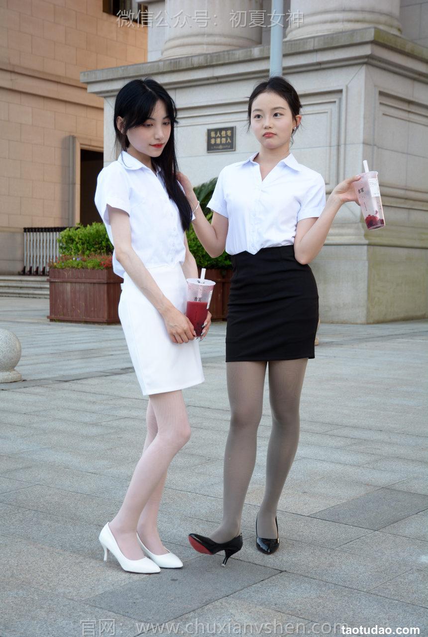 初夏女神 NO.226 柒柒、双双 黑白正装[90P+1V／3.59GB]