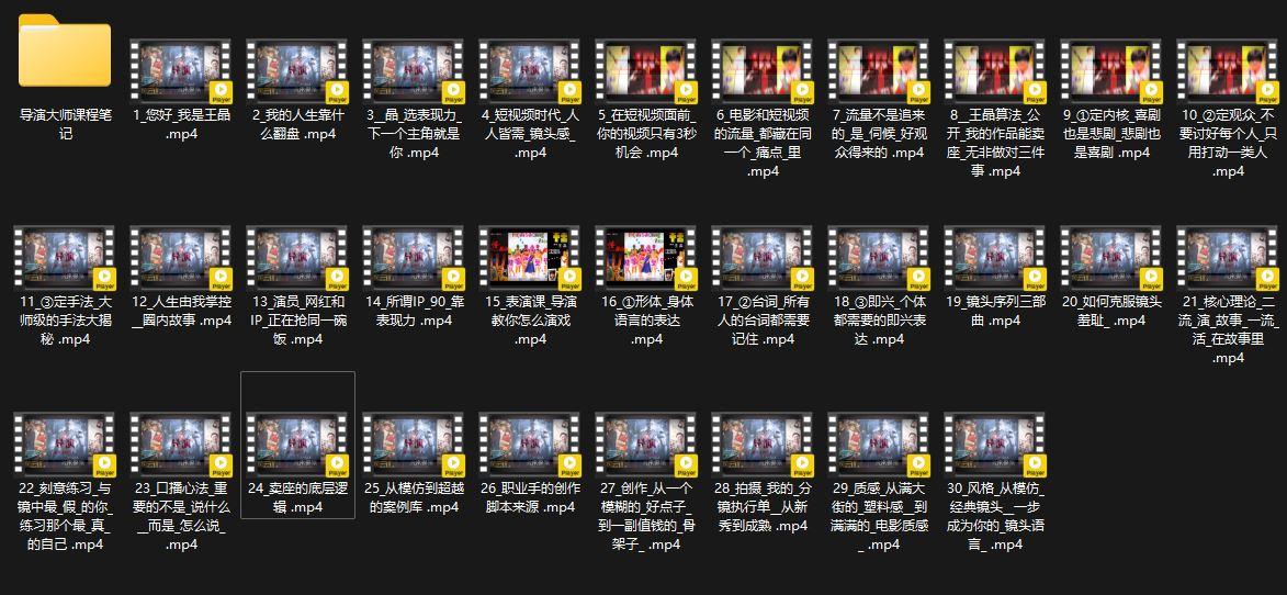 王晶大师课:流量破局人生由我掌控教程 王晶大师课:流量破局人生由我掌控教程