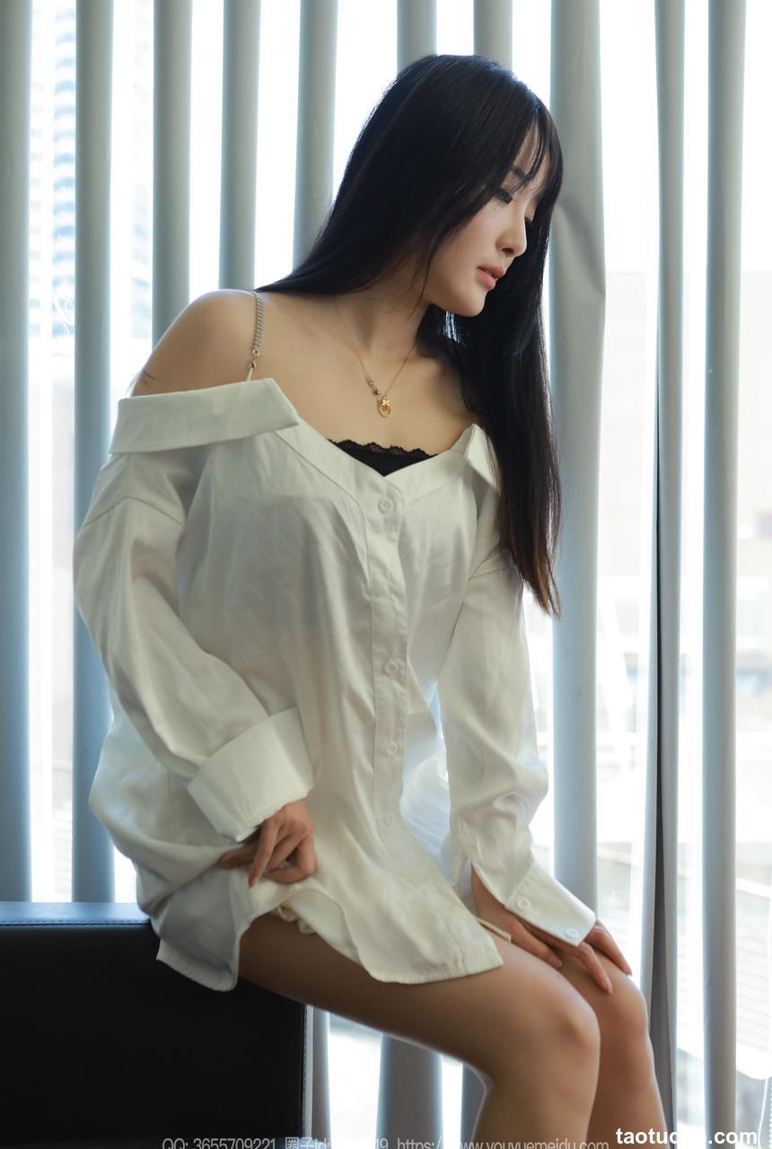 [IESS异思趣向] 2024.08.26 丝享家 1829 婉萍《一字肩衬衣》[90P-72.6M]