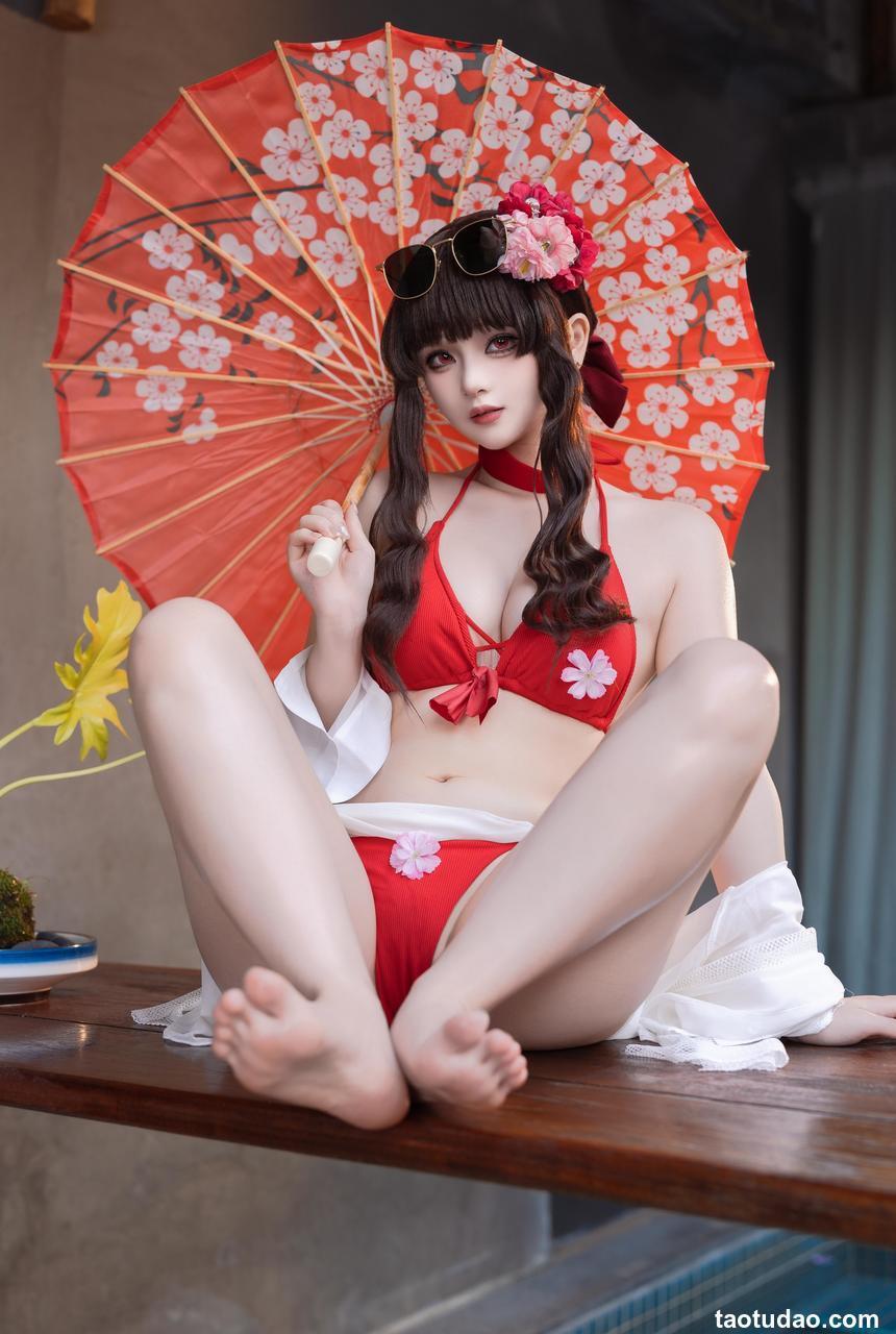 屿鱼Yukako-樱花泳装[81P-98MB]