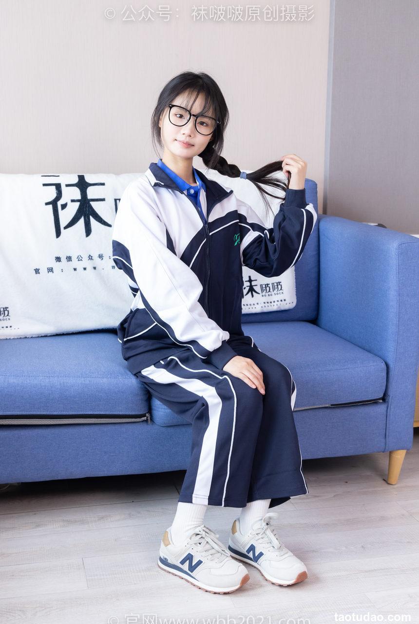 [BoBoSocks袜啵啵]NO.456 甜甜圈-运动鞋、白棉袜、裸足、校服[150P+1V／6.46GB]