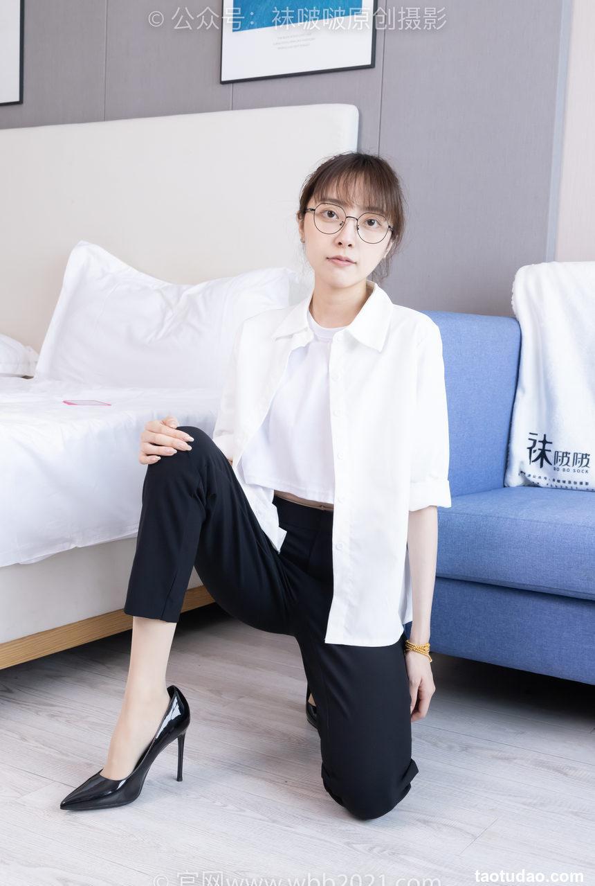 [BoBoSocks袜啵啵]NO.535 稚予-高跟鞋、皮鞋、黑棉袜、薄肉丝、裤里丝[160P+1V／6.04GB]