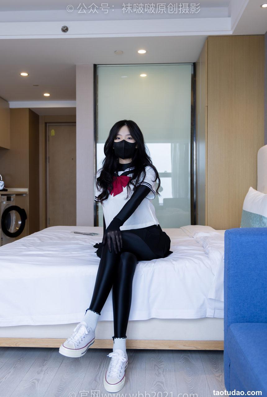 [BoBoSocks袜啵啵]NO.513 小甜豆 帆布鞋、白棉袜、厚黑丝五指袜、黑丝手套[140P+1V／6.07GB]