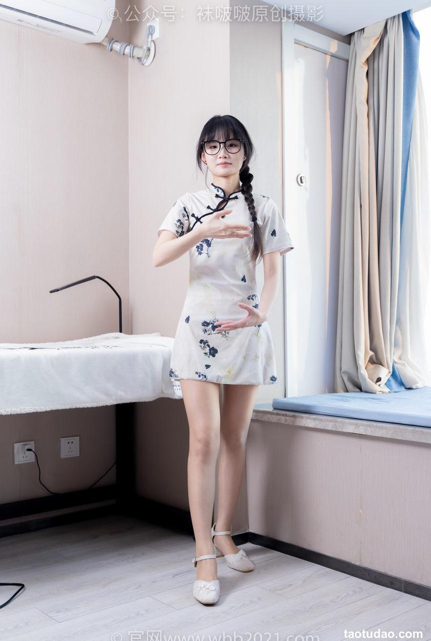 [BoBoSocks袜啵啵]NO.505 甜甜圈-低跟鞋、油亮肉丝、旗袍[195P+1V／6.69GB]