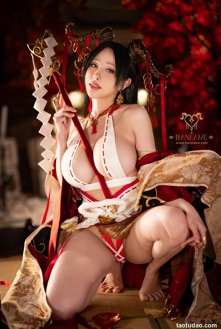 雨波HaneAme – Lustful Goat Miko 2[28P-162.5M]