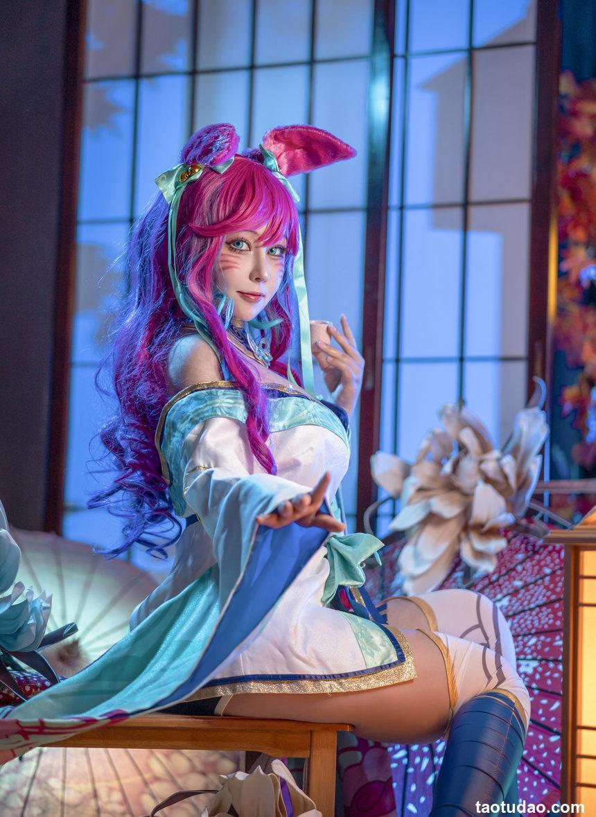 KANEKO_咔喵 –  英雄联盟 灵魂莲华 阿狸[17P+1V-541.7M]