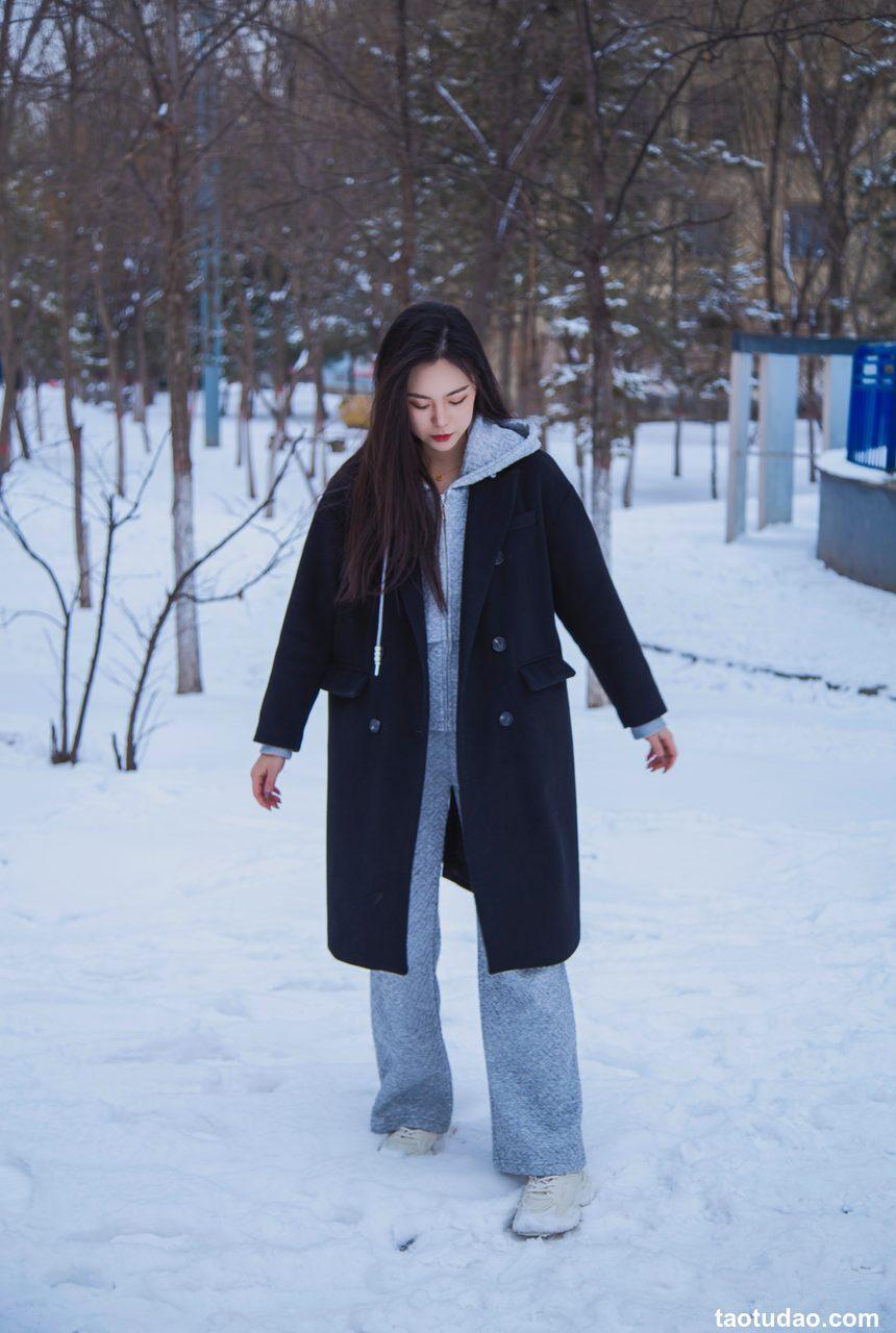 [织梦映像]NO.060 踏雪无痕-首次雪景拍摄，天寒地冻[300P+1V／3.58GB]