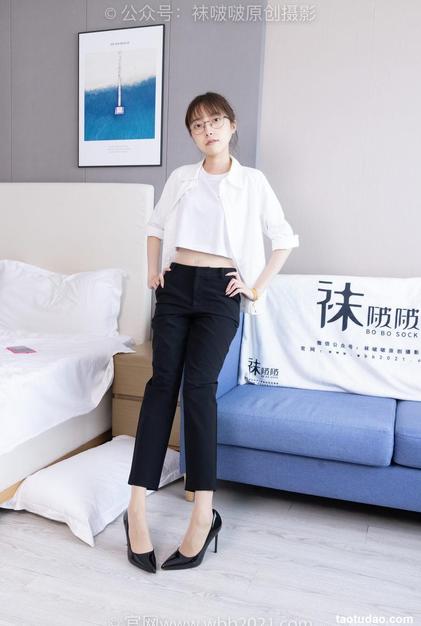 [BoBoSocks袜啵啵]NO.535 稚予-高跟鞋、皮鞋、黑棉袜、薄肉丝、裤里丝[160P+1V／6.04GB]