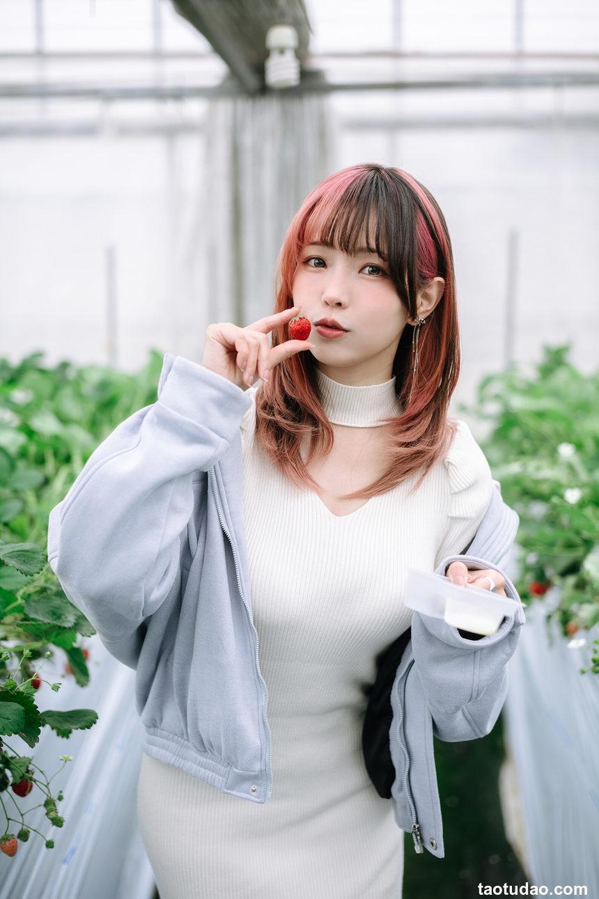 ElyEE子 – Strawberry Picking Date [34P+2V-128MB]