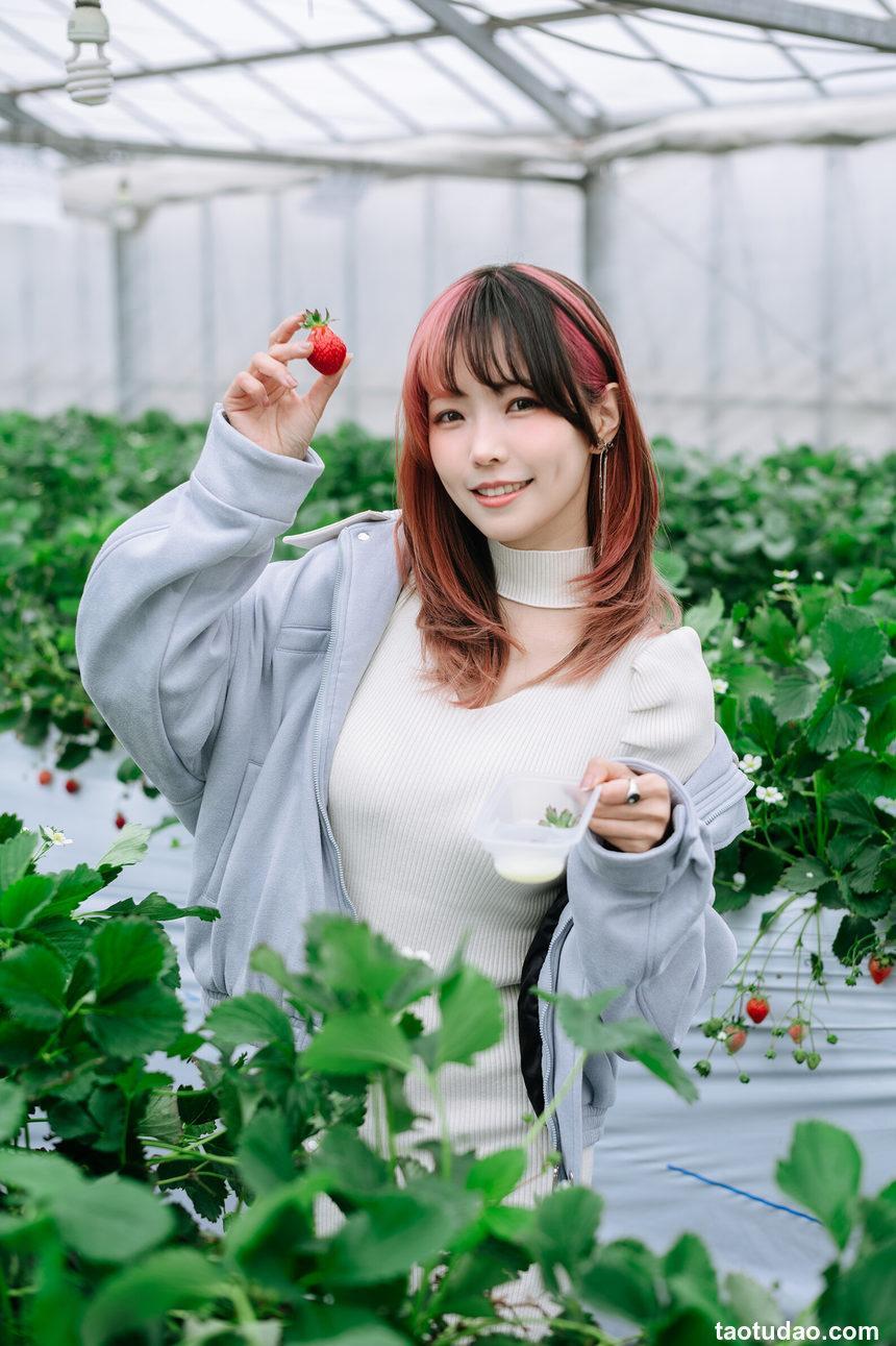 ElyEE子 – Strawberry Picking Date [34P+2V-128MB]