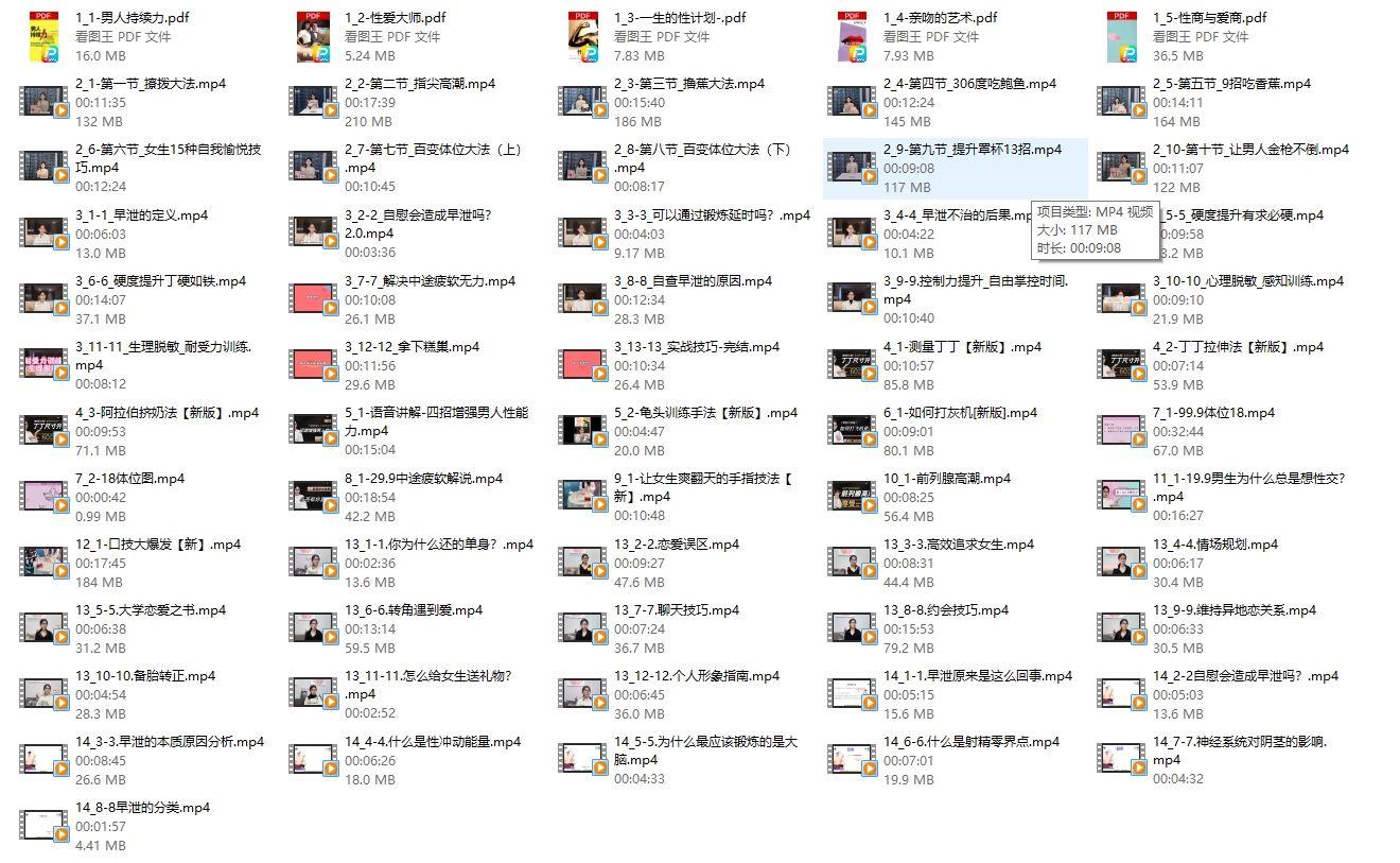 小苍老师两性课堂所有课程 超全知识宝库